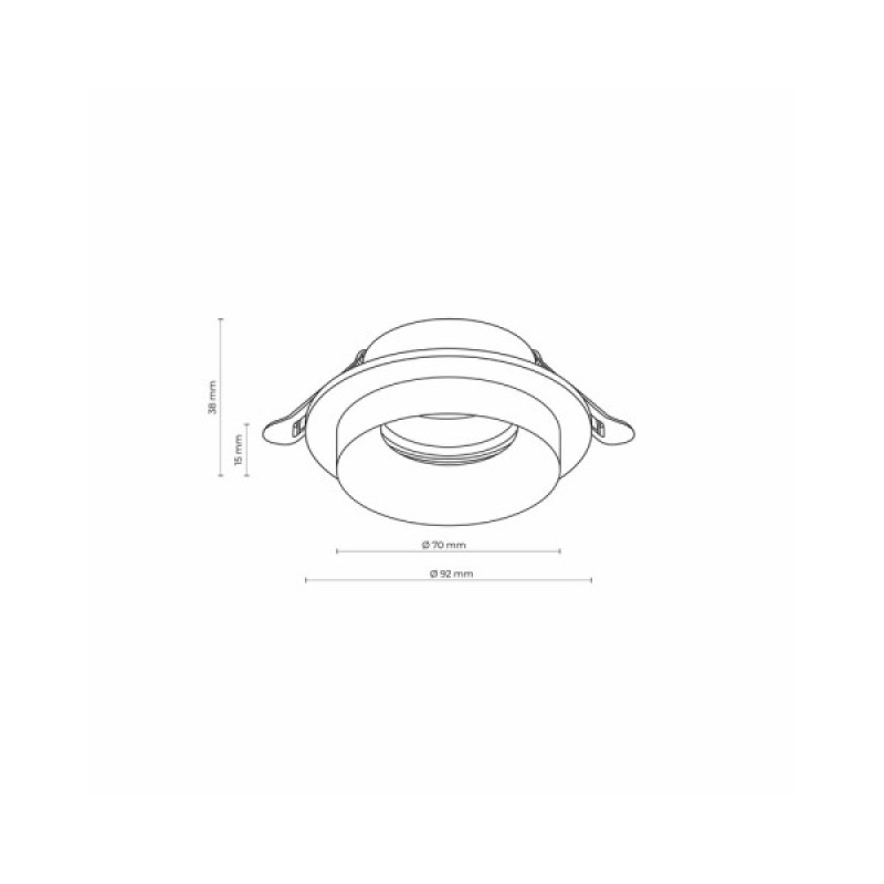 Точечный светильник TK Lighting 6921 Jet GU10 1x10W IP20 Wh