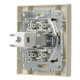 Розетка компьютерная одинарная RJ45 кат.5е UTP кремовая Asfora, EPH4300123