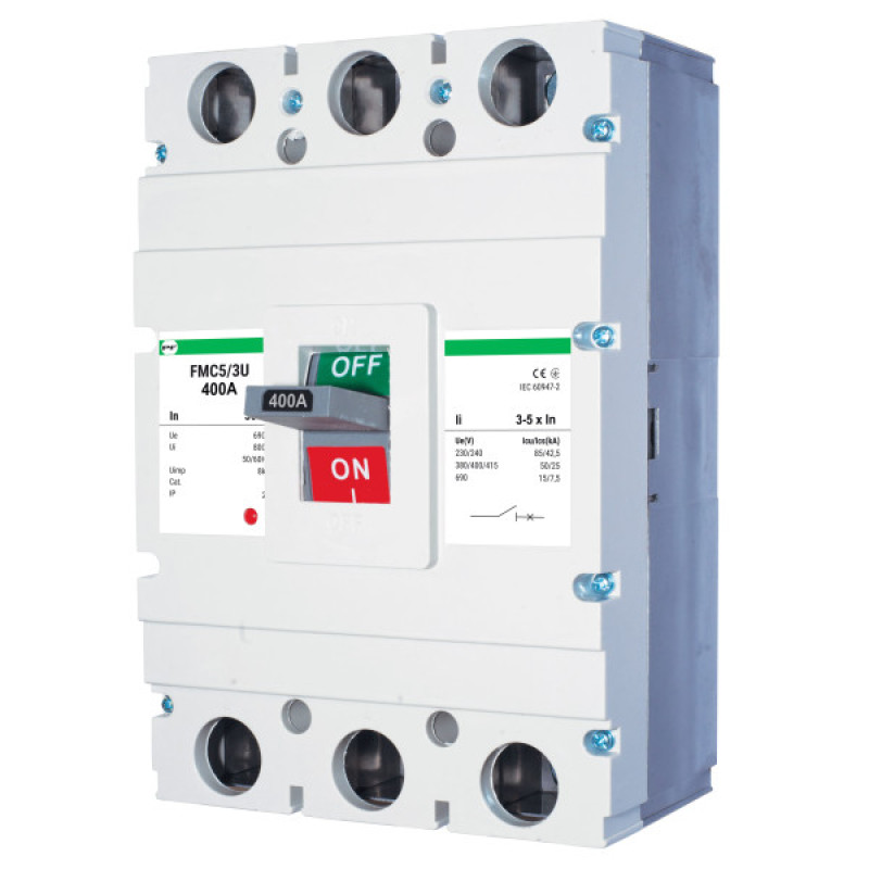 Корпусный автоматический выключатель Promfactor FMC5/3U 3P 400A 50кА 3-5In (FMC53U0400/5)
