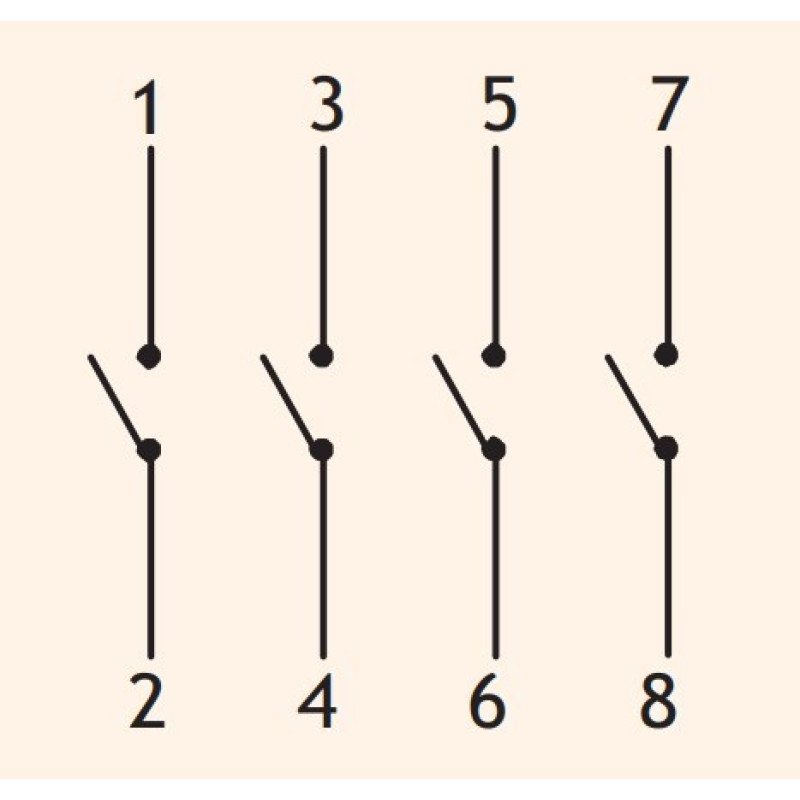 Кулачковий перемикач ETI 004773077 CS 63 92 U LK (4p "0-1" 63A)