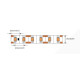 LED лента COLORS 120-2835-24V-IP20 9.6W 1350Lm 4000K 5м (CR8120-24V-8mm-NW)