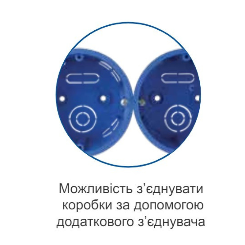 Установочна коробка Аско-Укрем КМ 01 ᴓ65мм
