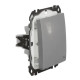 Одноклавишный переключатель Schneider Electric Sedna Design & Elements с крышкой IP44 алюминий SDD213106