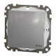 Одноклавишный переключатель Schneider Electric Sedna Design & Elements с крышкой IP44 алюминий SDD213106