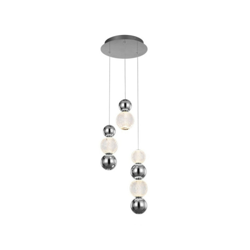 Люстра Italux PND-83728-21W-3K-CH Oter Led 4x21W 3000K 1300Lm IP20
