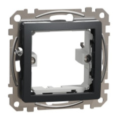 Рамка-адаптер для изделий 45х45мм Schneider Electric Sedna Design & Elements для Unica New черная SDD114905