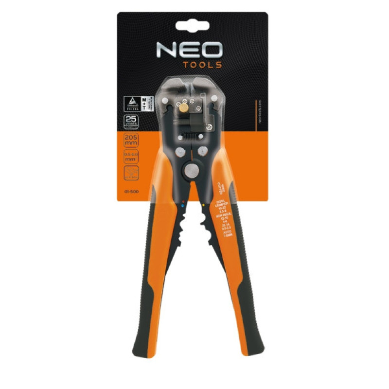 Автоматический торцевой стриппер Neo Tools 01-500 205мм