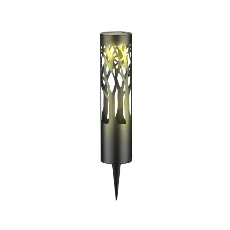 Вуличний світильник на сонячній батареї Goldlux 330260 Albero LED 3000K IP44 чорний