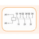 Промежуточное реле ETI 002471202 VS316K 230V АС (3x16A AC1)