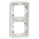 Вертикальная 2-постовая рамка Schneider Electric MUR39151 IP55 (белая)