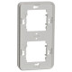 Вертикальная 2-постовая рамка Schneider Electric MUR39151 IP55 (белая)