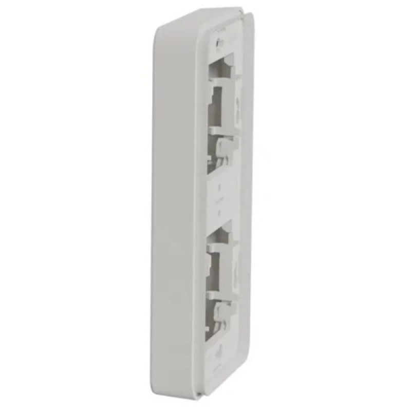 Вертикальная 2-постовая рамка Schneider Electric MUR39151 IP55 (белая)
