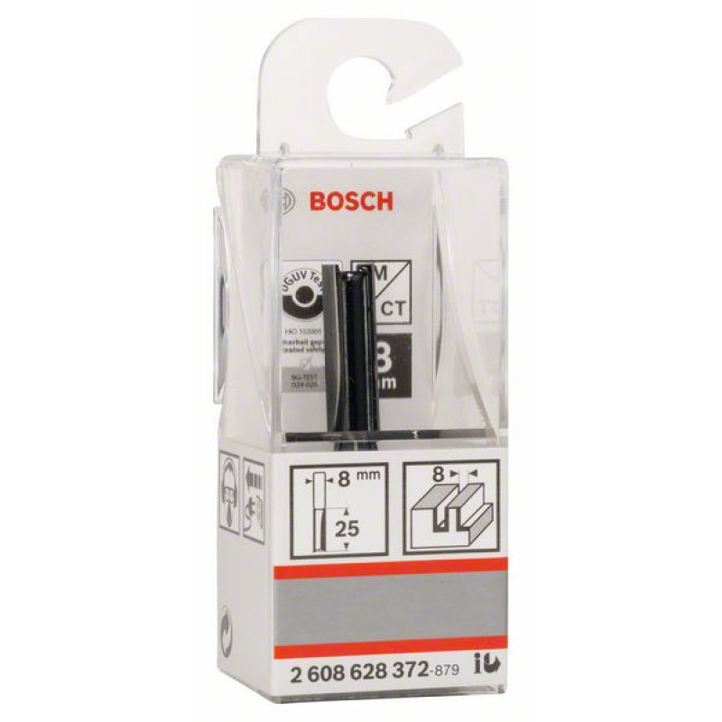 Пазовая фреза Bosch Std S8/D8/L25,4