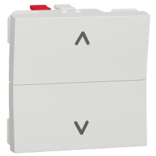 Двухклавишный выключатель Schneider Electric NU320718 для жалюзи (схема 4) 6А 2М (белый)