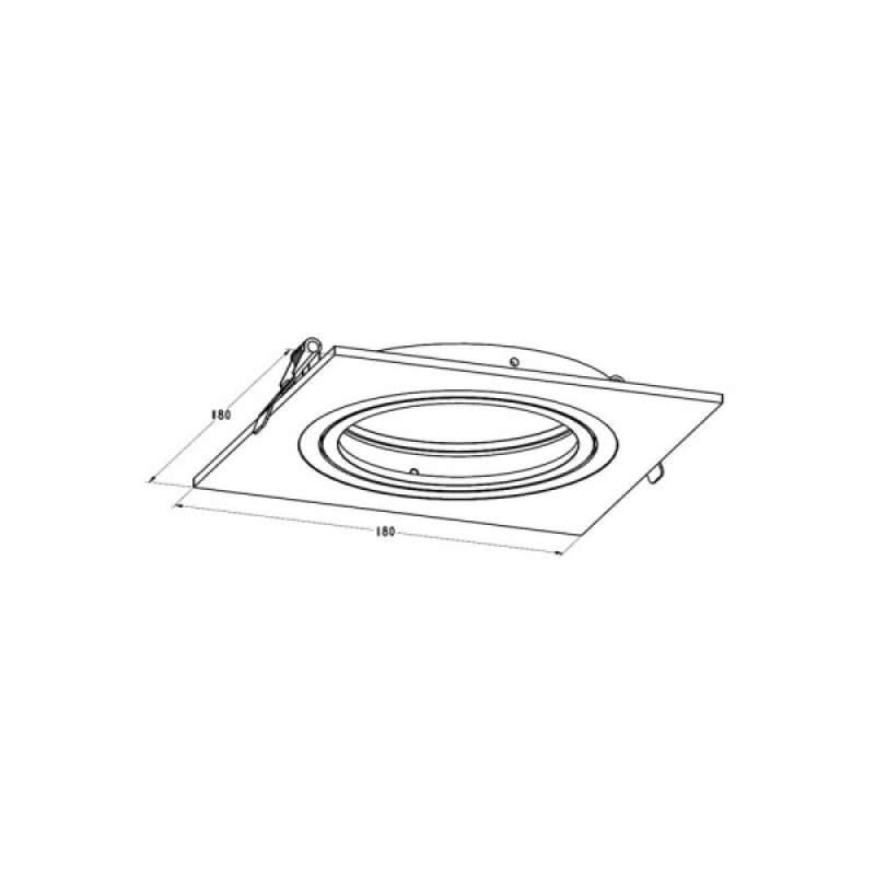 Точечный светильник Zuma Line 5905316604865 Boxy GU10 1x15W IP20 белый