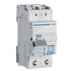 Автоматический выключатель Hager ARC966D с дуговой защитой AFDD 6кА C 16A 1P+N
