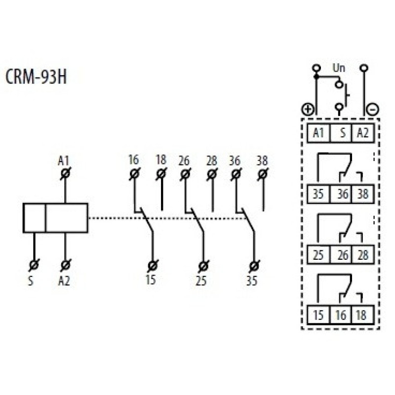 Реле времени CRM-93H/UNI 12-240V, ELKOep