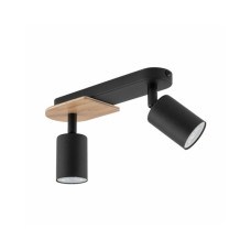 Светильник поворотный, спот TK Lighting 4674 Cover Wood GU10 2x10W IP20 черный