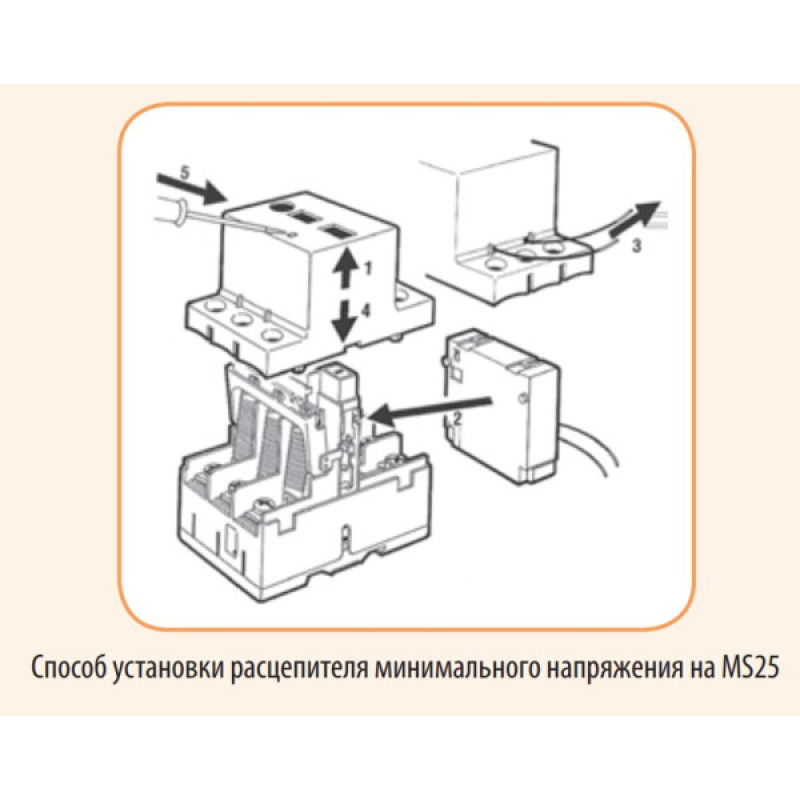 Расцепитель минимального напряжения ETI 004600180 U 220В
