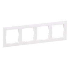 Рамка 4-постова Legrand SUNO (білий) 721504