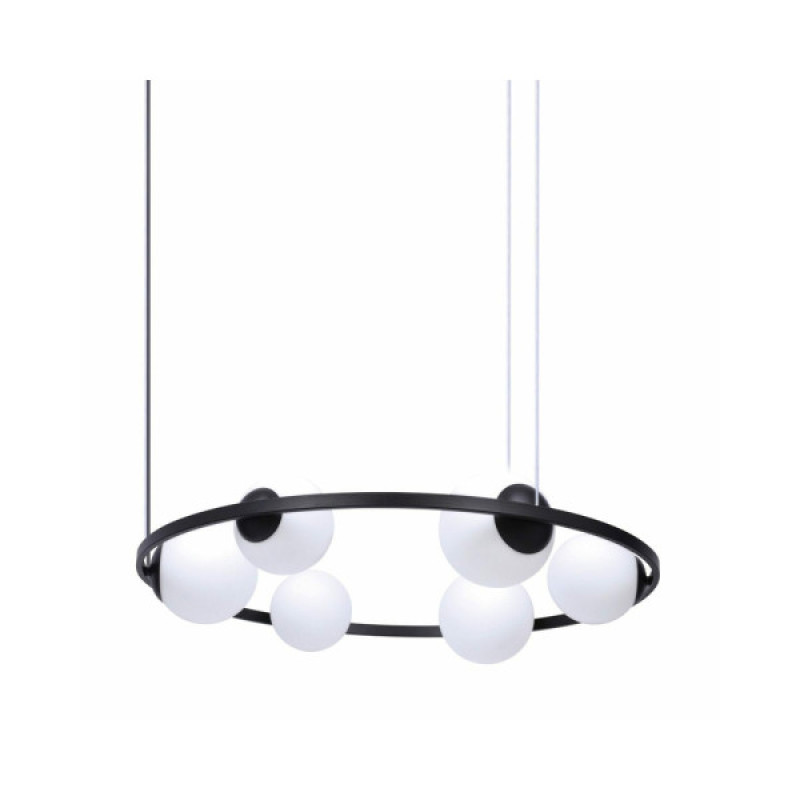 Люстра Zuma Line 5007 Orbit E27+E14 6x40W IP20 Чорна