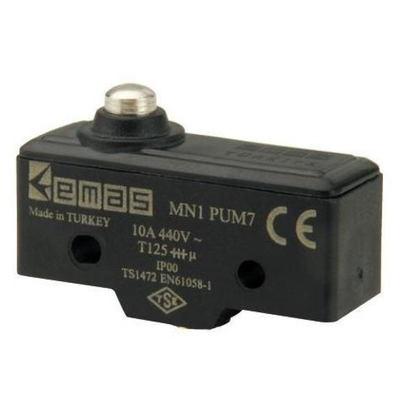 Концевой мини выключатель под винт EMAS MN1PUM7
