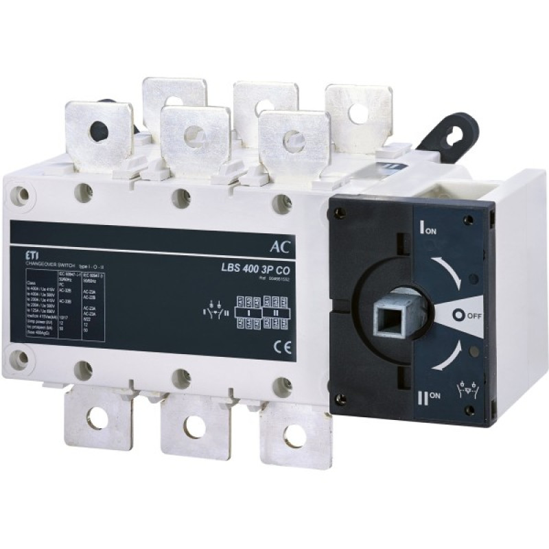 Перемикач навантаження ETI 004661552 LBS CO 3P 400 («1-0-2» 400А)