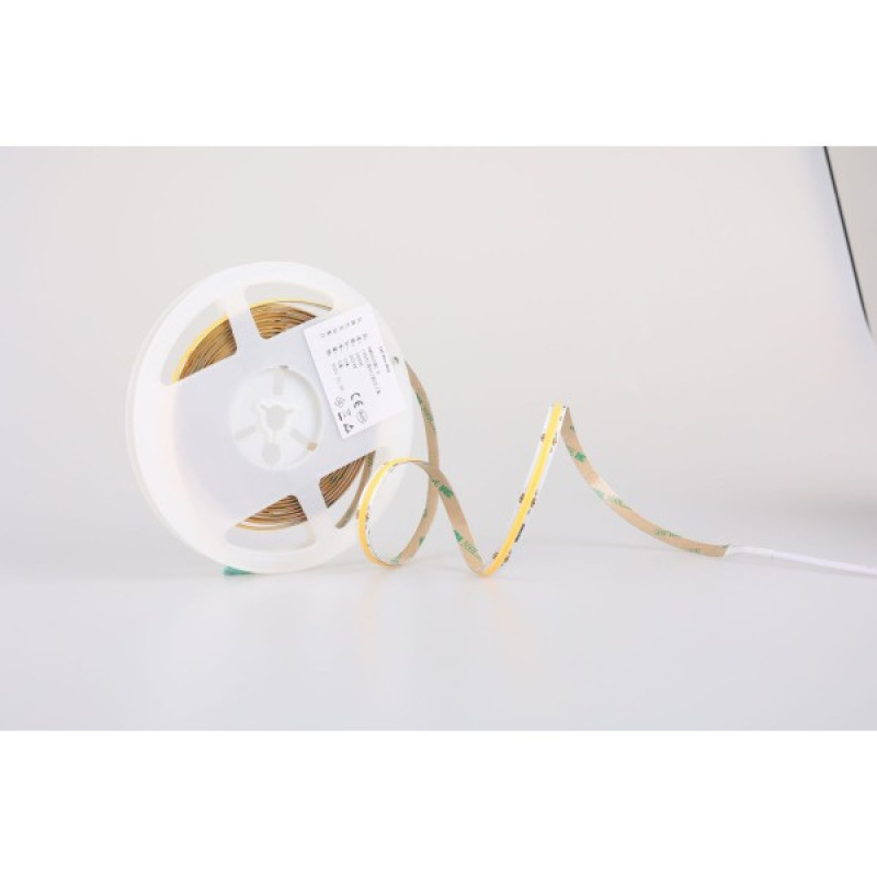 LED стрічка RISHANG COB-24V-IP20 10W 850Lm 3000K 50м (RM0801EC-A-WW_50)
