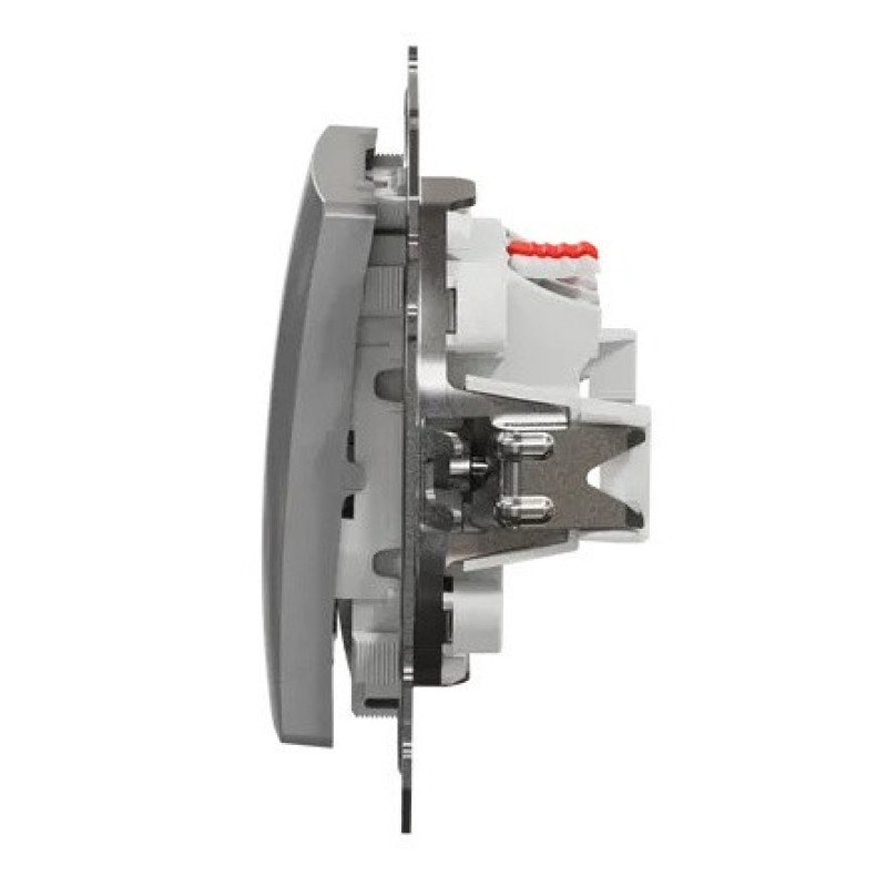 Переключатель Schneider Electric Sedna Design & Elements с подсветкой алюминий SDD113106L