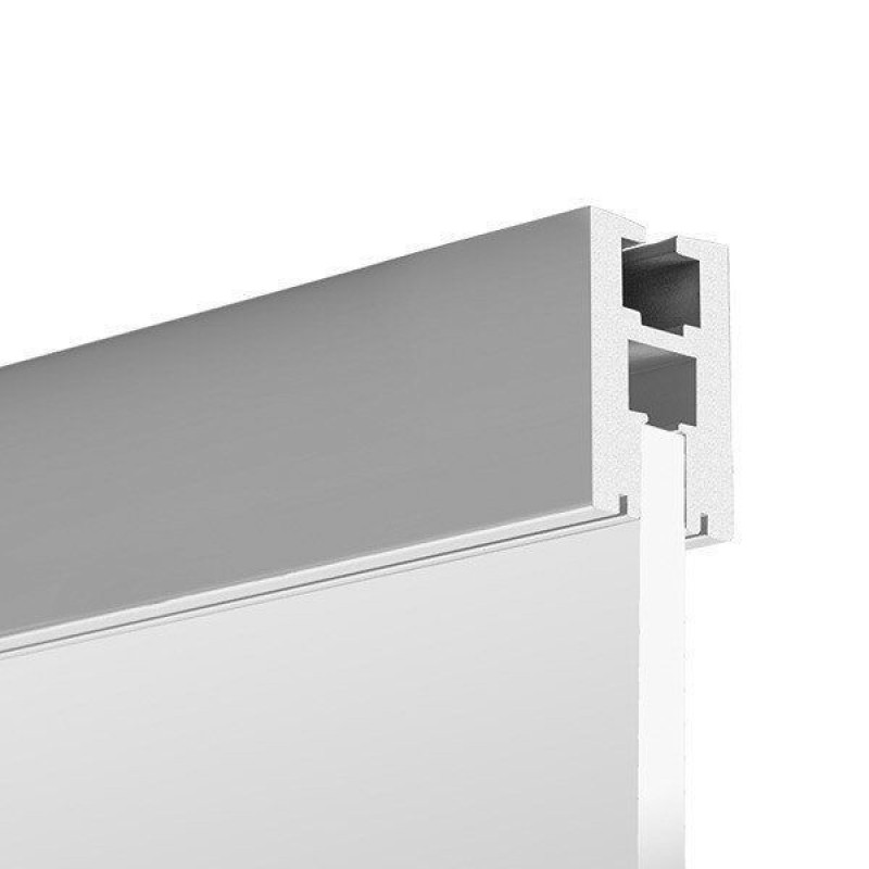 LED-профиль KLUS EX-ALU для торцевой подсветки стекла, 1 метр