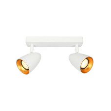 Светильник поворотный, спот Italux SPL-36748-2-WH-GD Tino GU10 2x10W IP20 белый