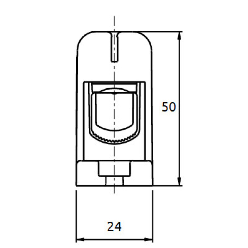 Клема Promfactor FT 1Р Cu:16-95мм²/ Al:16-95мм² сіра FT1095F
