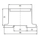 Клема Promfactor FT 1Р Cu:16-95мм²/ Al:16-95мм² сіра FT1095F