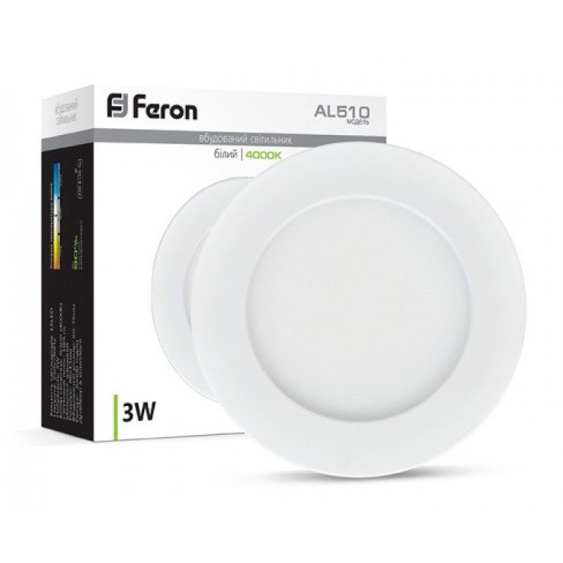 Потолочный точечный светильник Feron AL510 3Вт 4000K