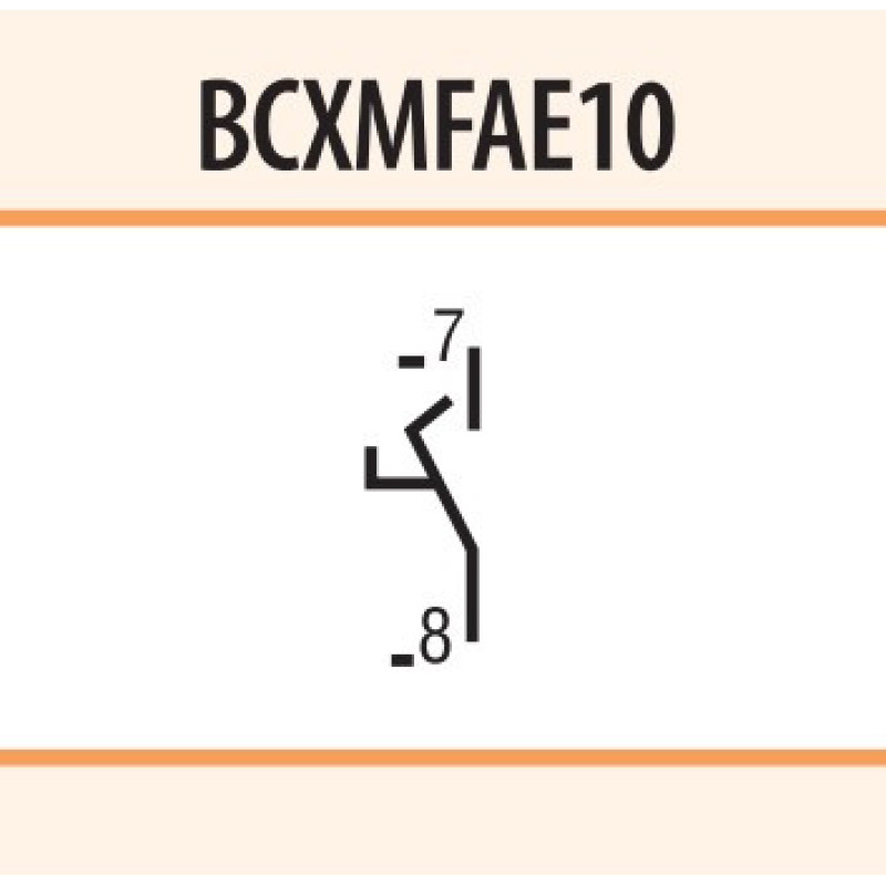 Фронтальный блок-контакт с опережением ETI 004642510 BCXMFAE10 (1NO)