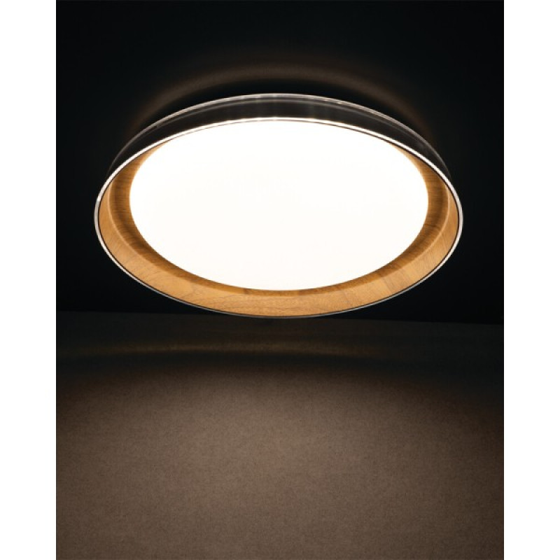 Світильник стельовий Kanlux 37317 Nifu LED 1x18W 4000K 1320Lm IP20 коричневий
