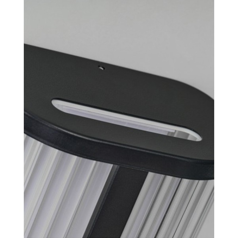 Бра для ванної, світильник Azzardo AZ6573 Pandora LED 1x11W 3000K-4000K 690Lm IP44 чорний