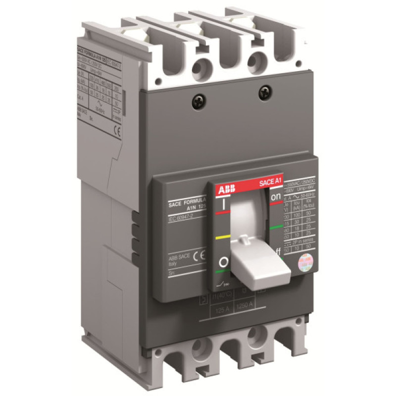 Автоматический выключатель ABB Formula A1B 125 TMF 40-400 3p FF