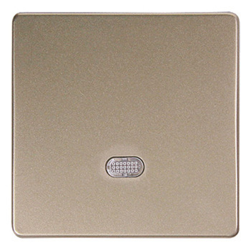 Одинарна кнопка E.Next e.lux.11651L.pn.l.nickel з підсвіткою нікель (ins0040007)