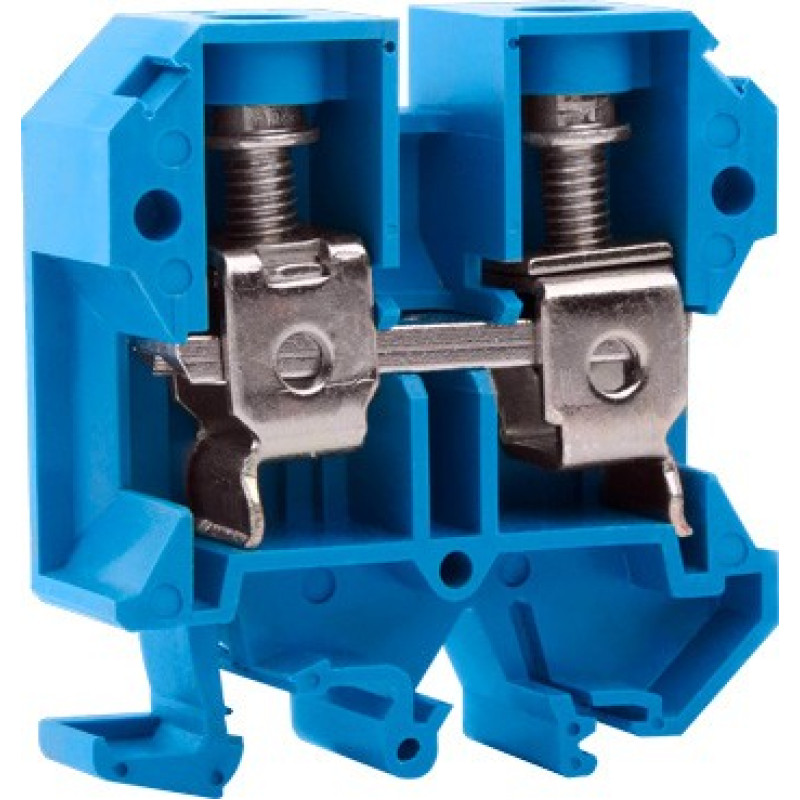 Набірна клемна колодка E.Next e.tc.din.pro.35.blue на DIN-рейку синя (p049023)