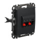 Аудиорозетка Schneider Electric Sedna Design & Elements черная SDD114411