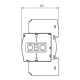 Ограничитель перенапряжений OBO Bettermann (5094463) Тип I+II V25-B+C 3+NPE