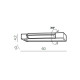 Бра, настенный светильник MJ-Light 17021 Zeon LED 1x18W 4000K 1700Lm IP20 белый