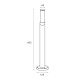 Уличный светильник Zuma Line 5905316666191 Wally E27 1x60W IP54 черный
