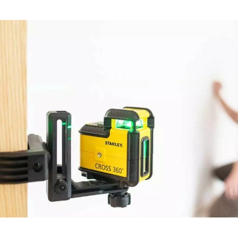 Построитель плоскостей Stanley STHT77594-1 Cross360" с зеленым лазером