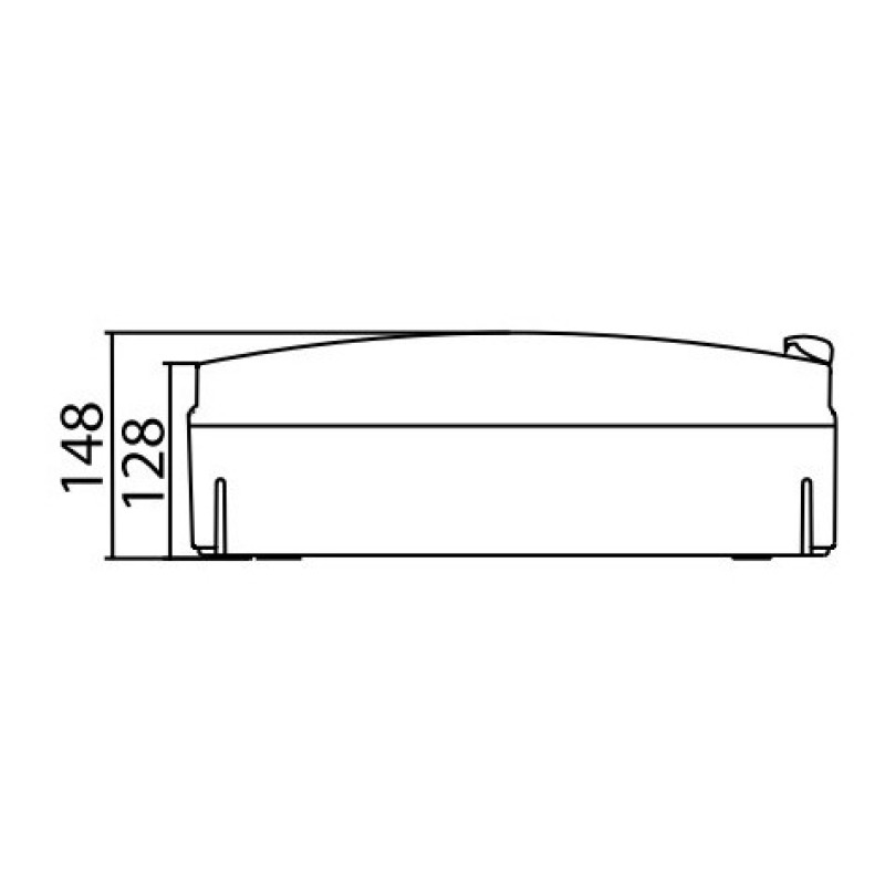 Щит настенный 36 мод. с дверцей RAL7035 Ram Base, DKC