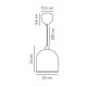 Подвесной светильник, люстра Nordlux 2412653057 Gaston E27 1x40W IP20