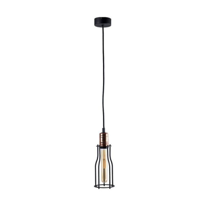 Подвесной светильник, люстра Nowodvorski 6337 Workshop E27 1x25W IP20 черный
