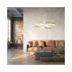 Люстра подвесная светодиодная круглая Goldlux 328052 Zefira 50 Led 1x40W 4000K 3700Lm IP20 Золотой