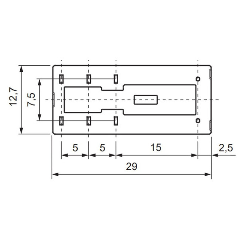 Миниатюрное электромеханическое реле ETI 002473030 MER2-005 DC 2p
